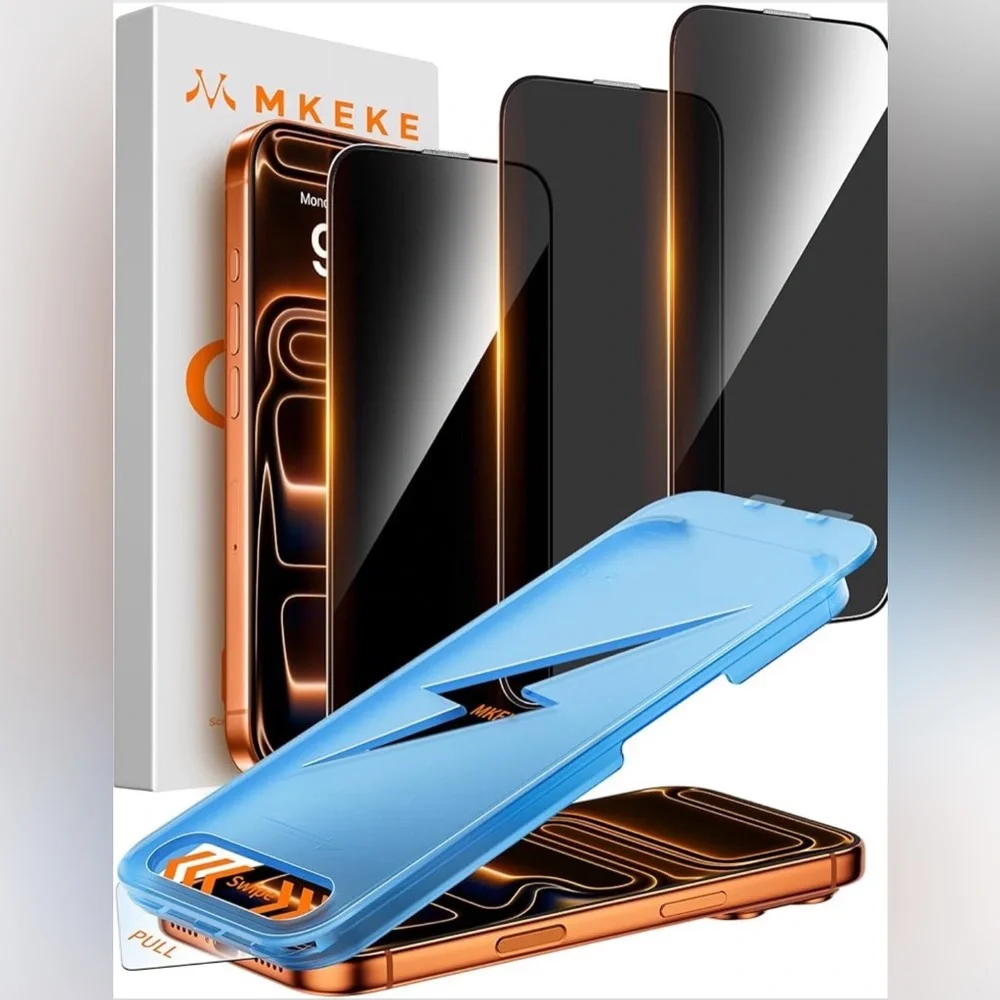iPhone 17 Pro Privacy Screen Protector 3 Pack